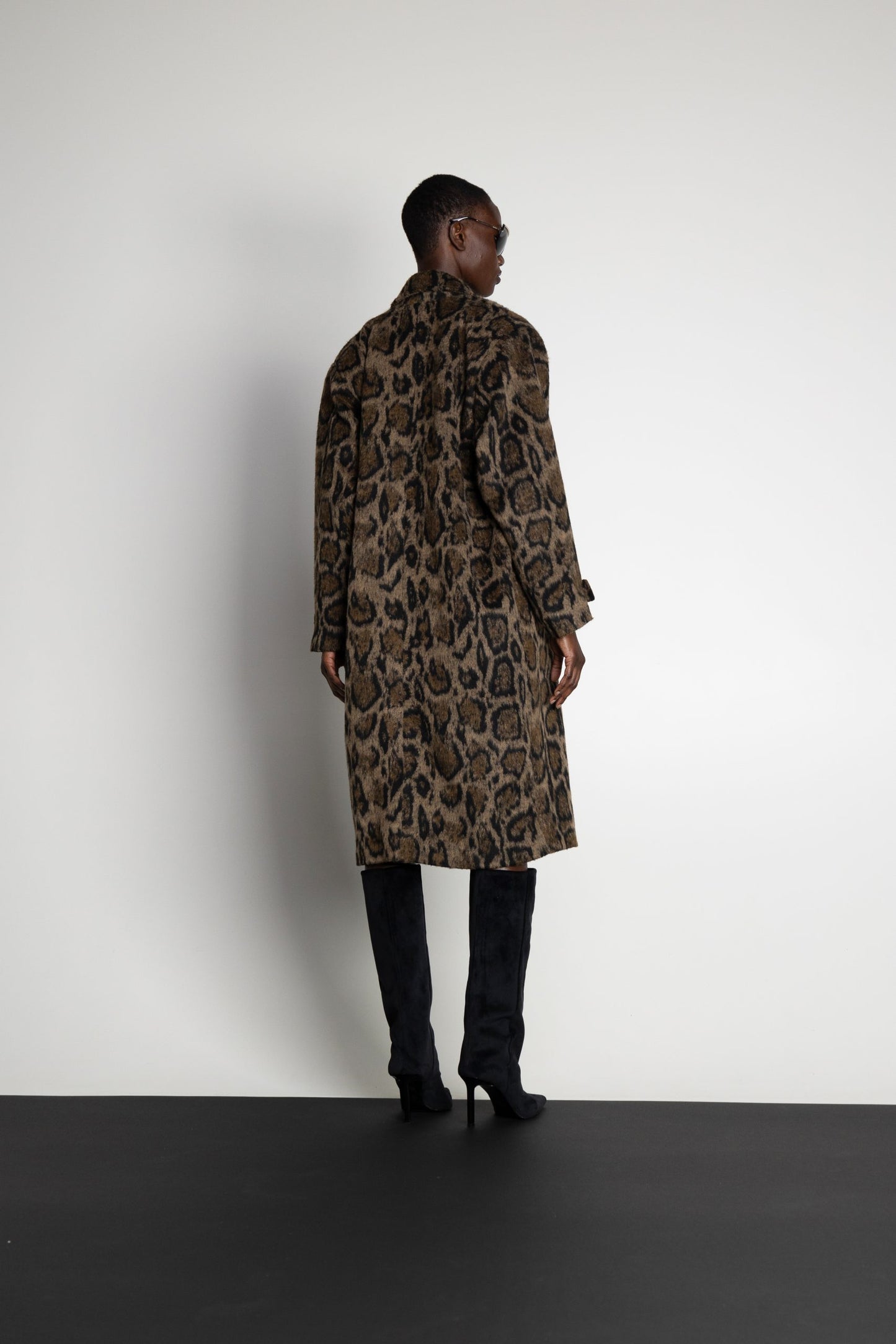 Iris Overcoat Animal Print