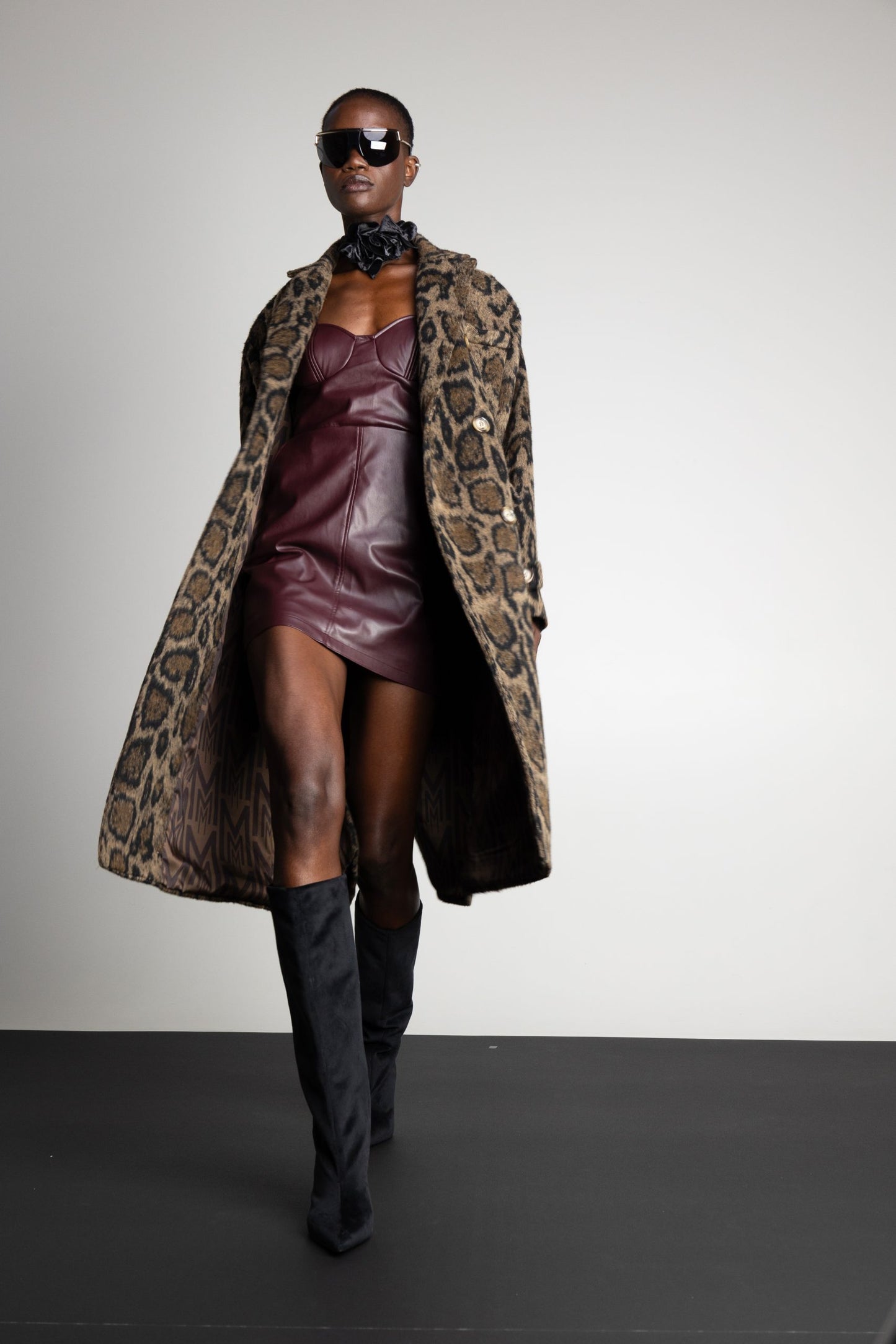 Iris Overcoat Animal Print