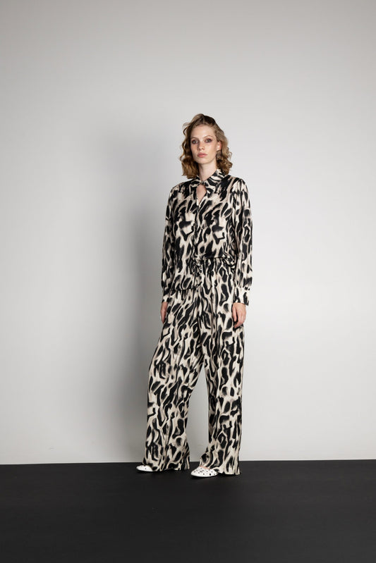 Camon Animal Print Pants