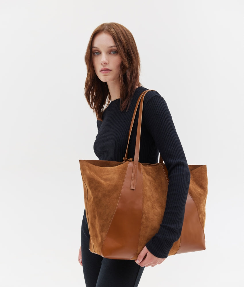 ALYSSA TOTE BAG CAMEL