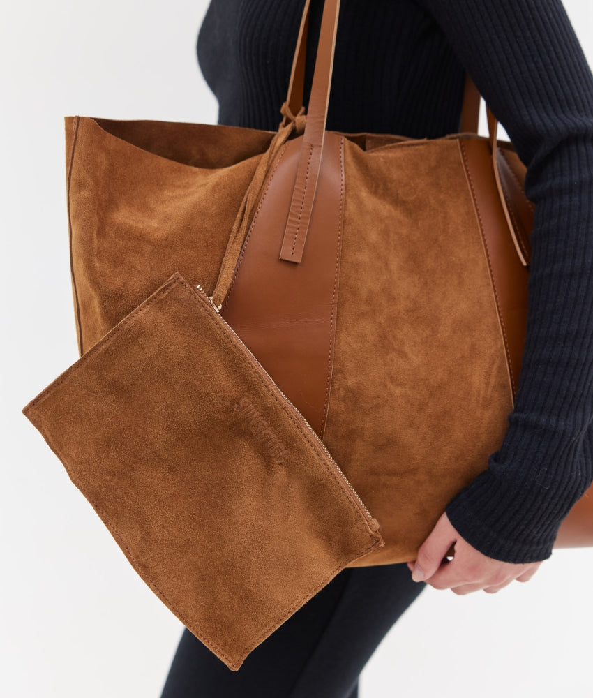 ALYSSA TOTE BAG CAMEL