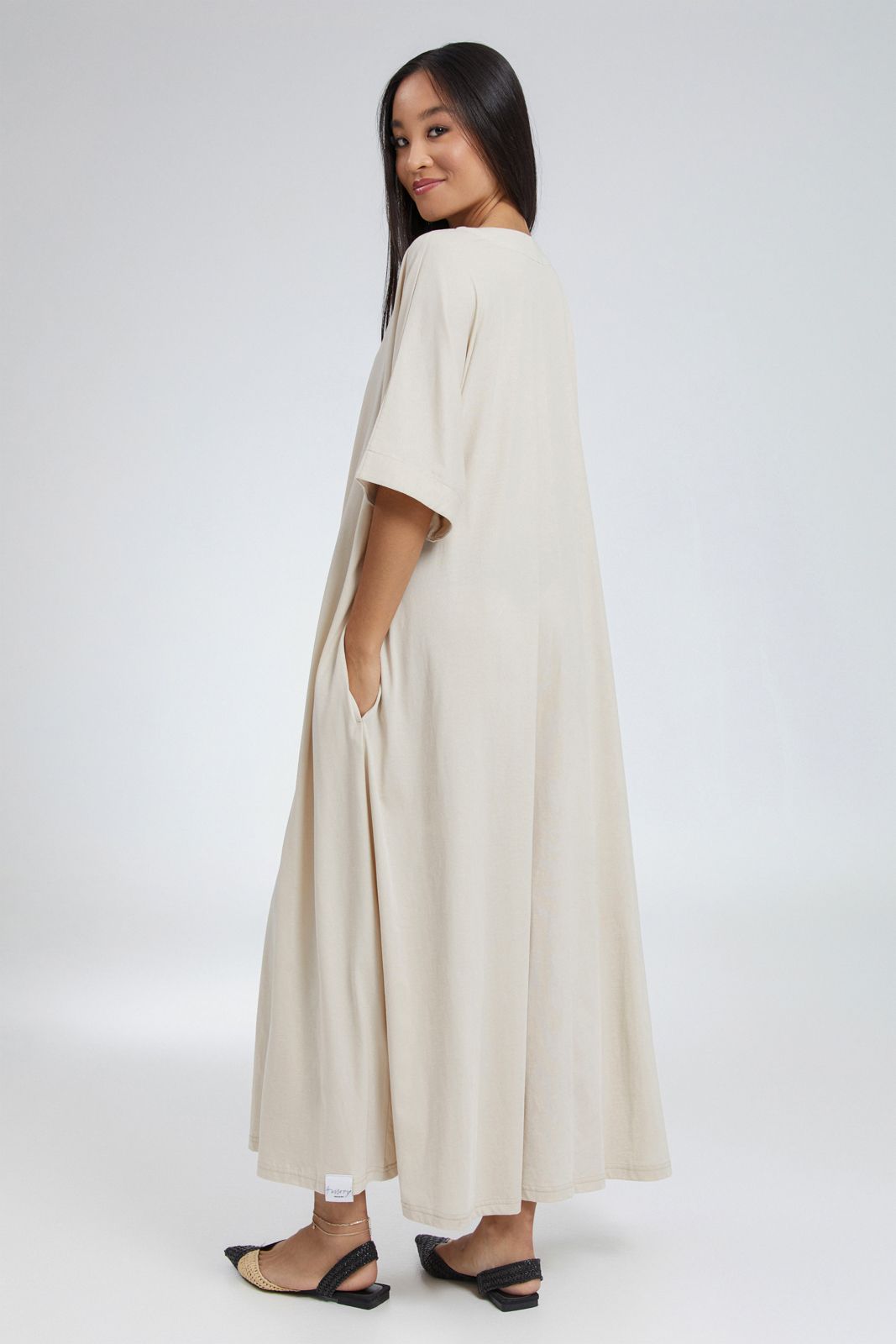 Delphi Long Dress Beige