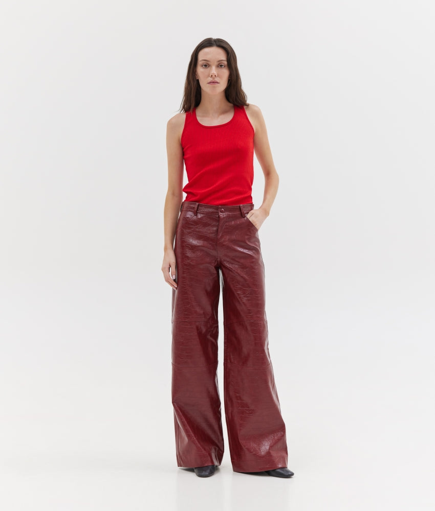 INAYA LEATHER PANTS