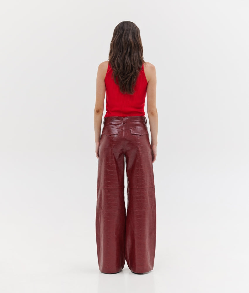 INAYA LEATHER PANTS