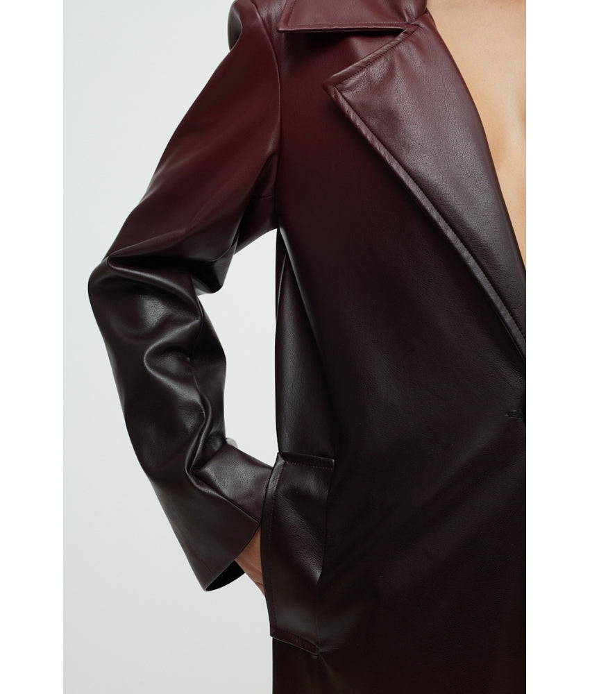 KIR ROYALE LEATHER COAT