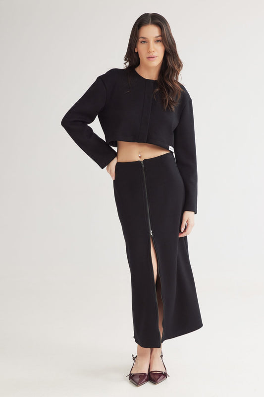 Cheeky Long Skirt Black