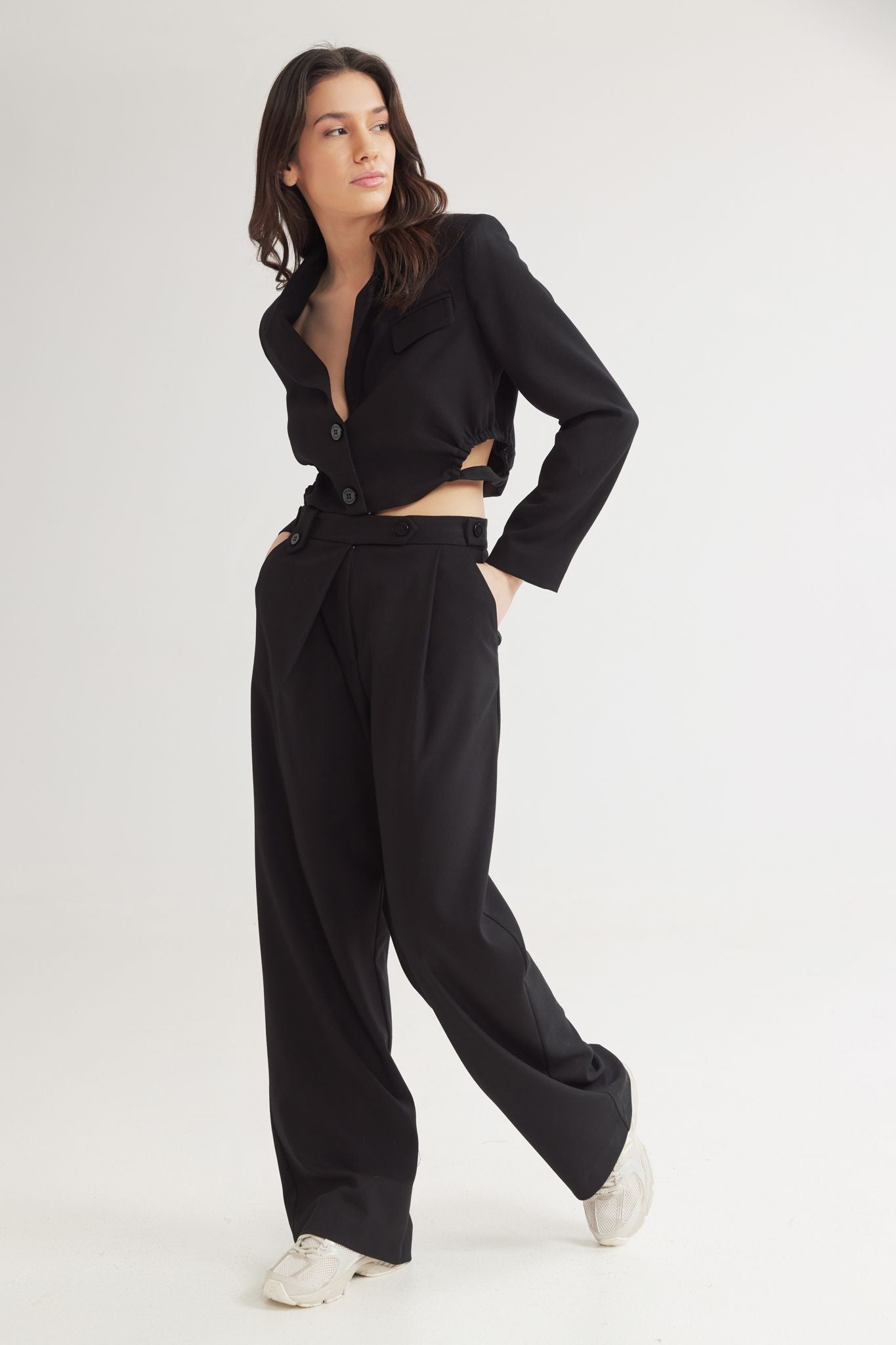 Blake Flare Pants Black