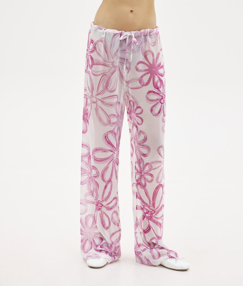 ZINA C THROUGHT PANTS